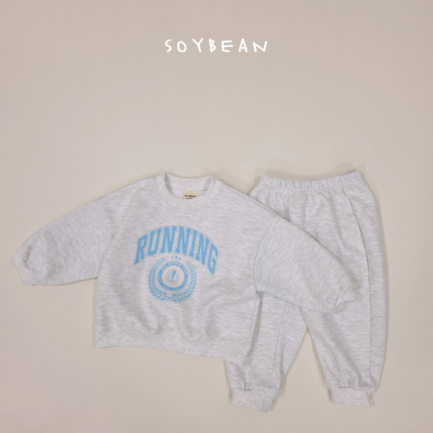 (Pre-order) Soybean Kids Spring - Running Top & Bottom Set 러닝상하복 (2 Colors)