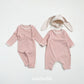 (Pre-order) OOTTBEBE - Buttercream Full Bodysuit Set (with Bonnet) 버터크림전신슈트 Set (보넷포함) (3 Colors)