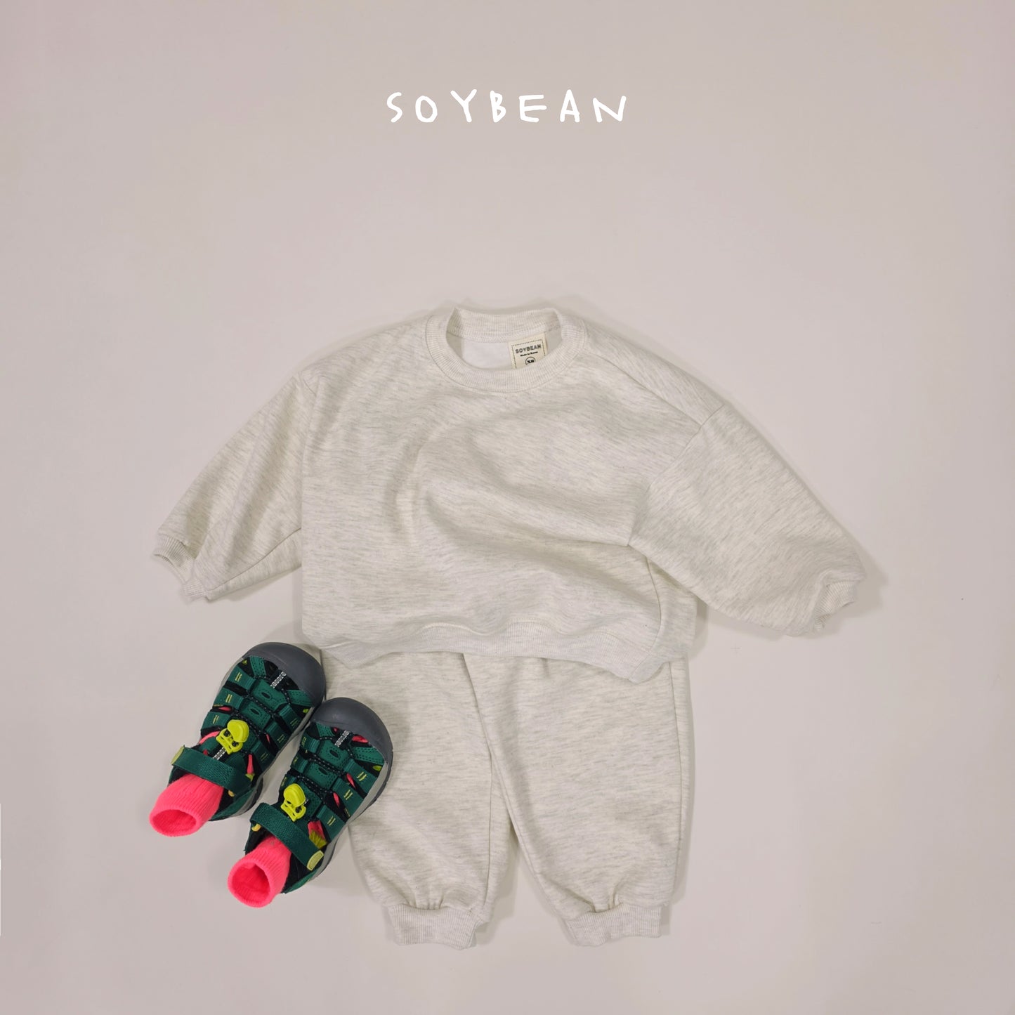 (Pre-order) Soybean Kids Spring - Junior Sweet Lollipop Top & Bottom Set 주니어 스윗롤리팝상하복 (14 Colors)