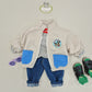 (Pre-order) Soybean Kids - Tapered Denim Pants 테이퍼드데님팬츠 (2 Colors)