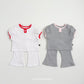 (Pre-order) OOTTBEBE Summer -  Lovely Eyelet Set 러블리아일렛상하복 (2 Colors)