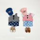 (Pre-order) OOTTBEBE - Daily 3-Piece Set 데일리3종Set (2 Colors)