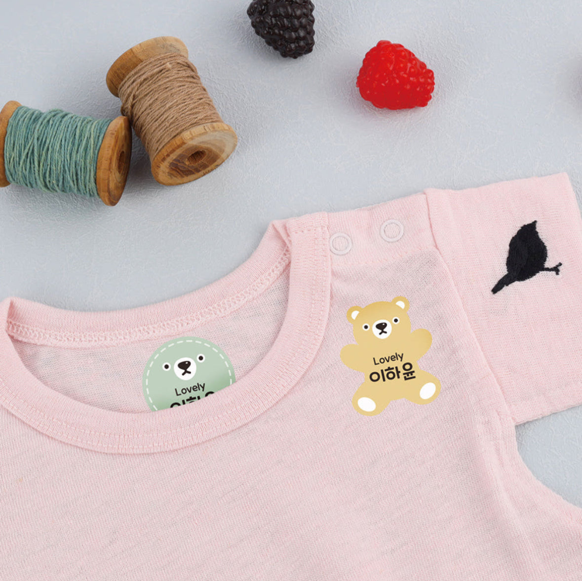 (Pre-order) Personalized Name Stickers for Clothing, Shoes and Gear