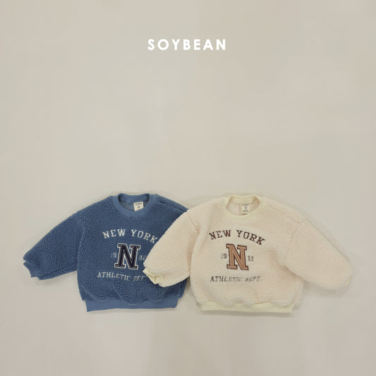 (Pre-order) Soybean Kids Winter - N-Popcorn Sherpa Sweatshirt N뽀글양털맨투맨 (4 Colors)
