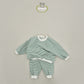 (Pre-order) Soybean Kids - Striped Top & Bottom Set 스트라이프상하복 (6 Colors)