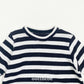 (Pre-order) OOTTBEBE - Mix Stripe Knit Suit 믹스단가라슈트 (2 Colors)