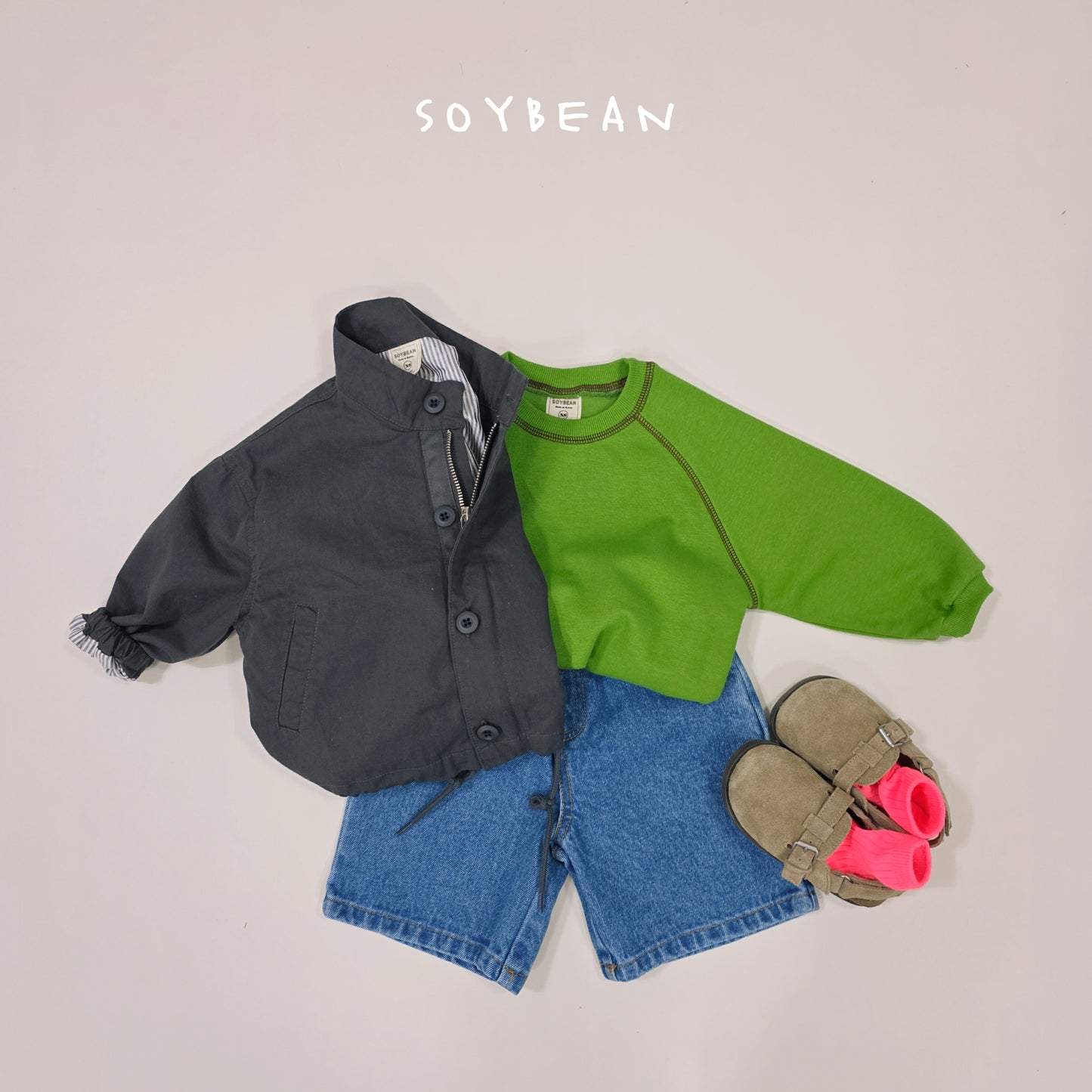 (Pre-order) Soybean Kids Spring- City Field Jacket 시티필드자켓 (2 Colors)