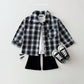 (Pre-order) Daily Bebe - Kids' Autumn Check Shirt 어텀체크셔츠 (2 Colors)
