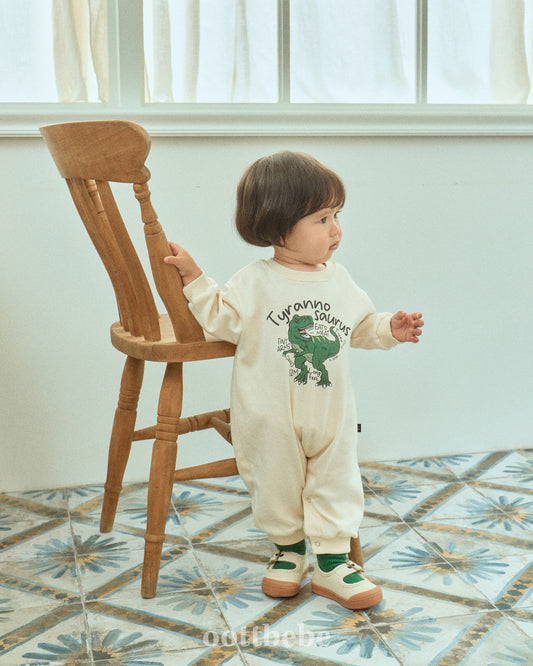 (Pre-order) OOTTBEBE - Dino Full Bodysuit 공룡전신슈트 (3 Colors)