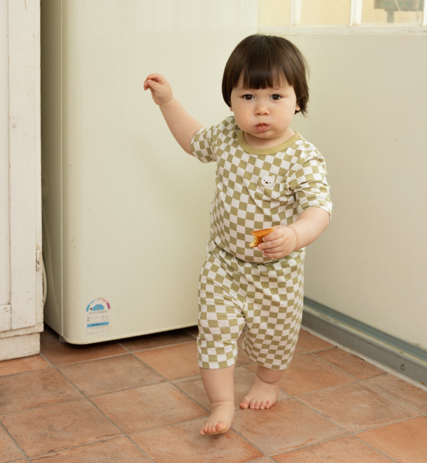 (COCOHANI) Summer MicroModal Checkerboard Short Sleeve Pajama Set (3 Colors)