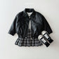 (Pre-order) Daily Bebe - Kids' Check School Skirts 체크 스쿨 스커트 (2 Colors)