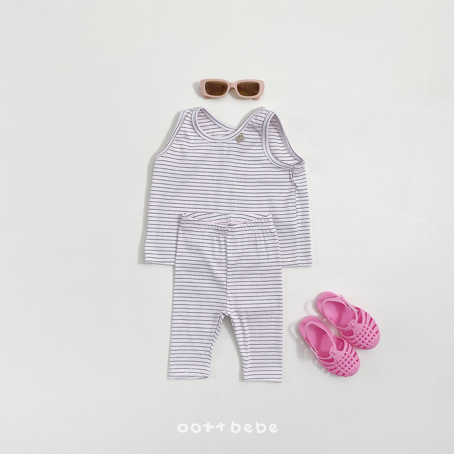 (Pre-order) OOTTBEBE Summer - Sherbet Leggings (Kids) 샤베트5부레깅스 (5 Colors)