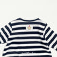 (Pre-order) OOTTBEBE - Mix Stripe Knit Suit 믹스단가라슈트 (2 Colors)
