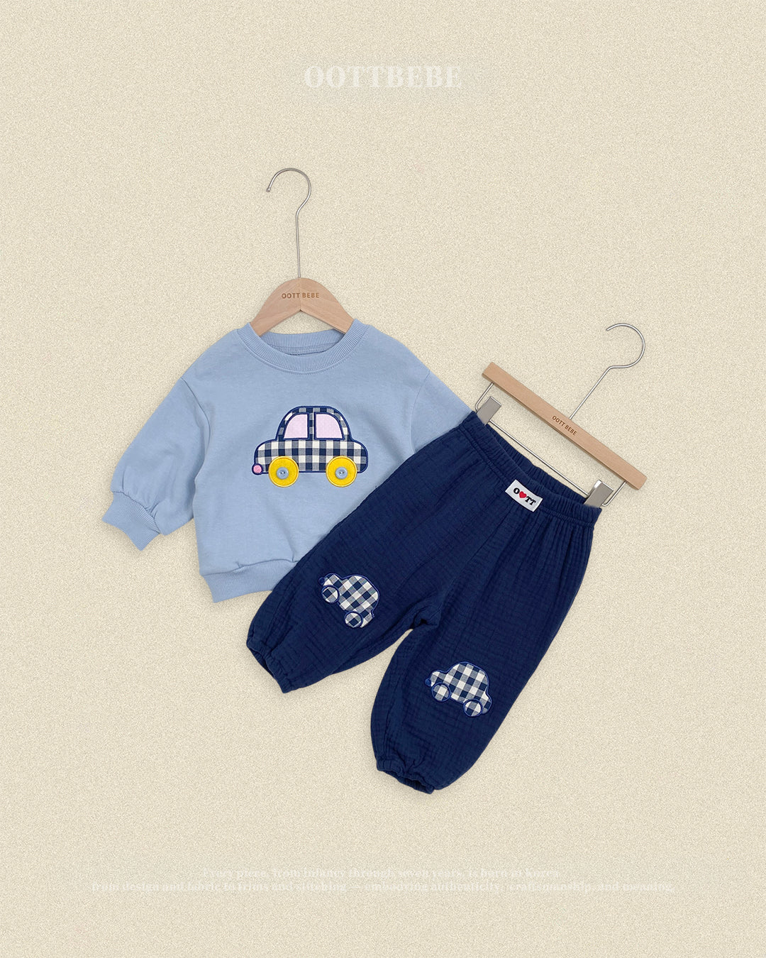 (Pre-order) OOTTBEBE Fall - Bungbung Gojaengi Pants - 붕붕이고쟁이팬츠 (3 Colors)