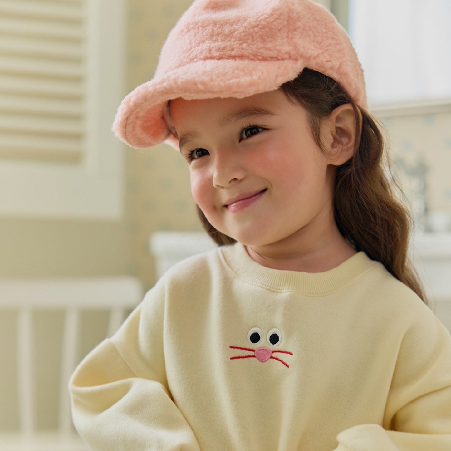 (Pre-order) Daily Bebe - Kids’ Kitty Top & Bottom Set 모루인형셋트 (6 Colors)