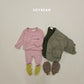 (Pre-order) Soybean Kids Winter - Heat Fleece Pajama Set 히트실내복 (6 Colors)