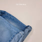 (Pre-order) Soybean Kids Spring - Wide Brush Denim Pants 와이드브러쉬데님팬츠 (2 Colors)