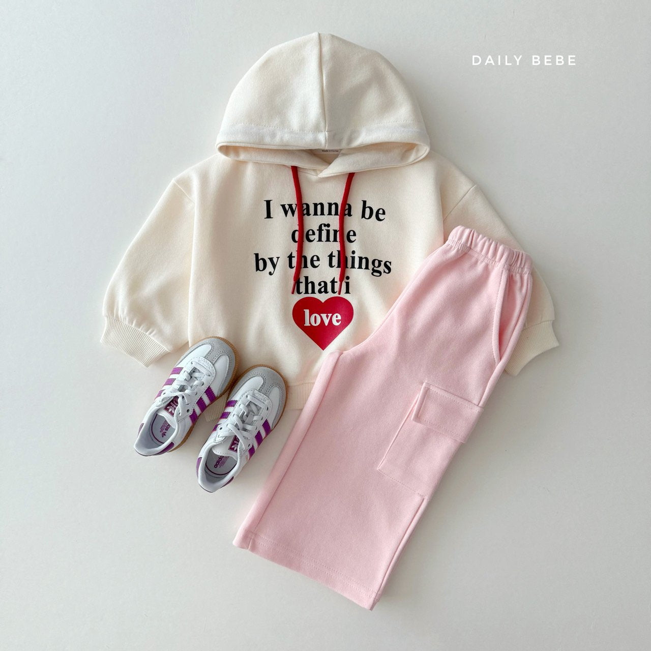(Pre-order) Daily Bebe - Kids’ Cargo Wide Pants 카고와이드팬츠 (5 Colors)