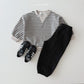 (Pre-order) Daily Bebe - Kids’ Triangle Stripe Sweatshirt 단가라 삼각 맨투맨 (2 Colors)