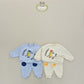 (Pre-order) Soybean Kids - Peanut Butter Top & Bottom Set 피넛버터상하복 (2 Colors)