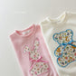 (In-stock) Daily Bebe Spring - Kids' Floral Sweatshirt 플로럴 맨투맨 (2 Colors) (Copy)