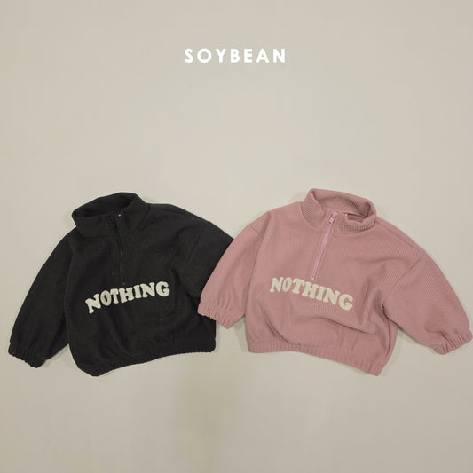 (Pre-order) Soybean Kids Winter - Nothing Corduroy Half-Zip Sweatshirt 낫띵골덴반집업 (2 Colors)