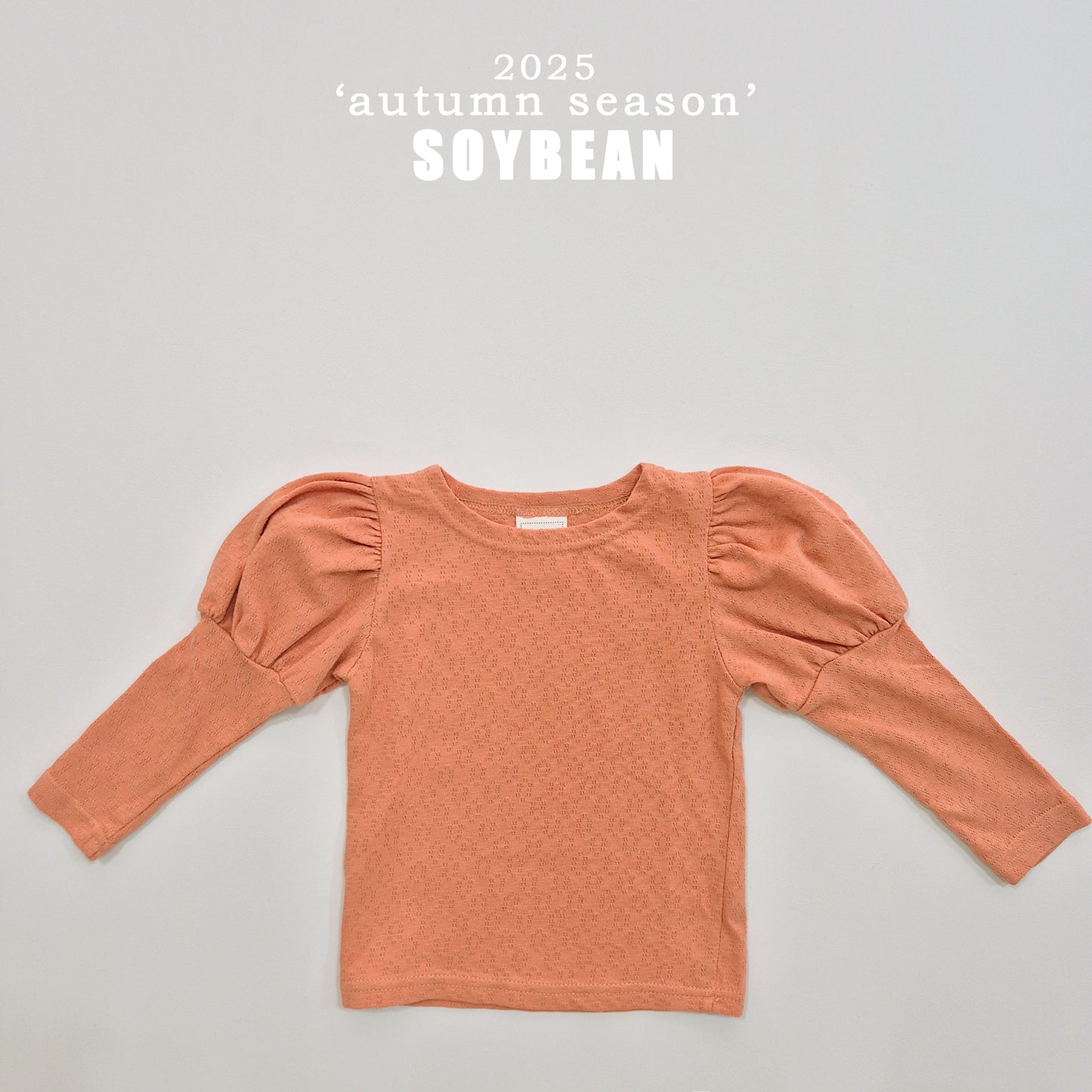 (Pre-order) Soybean Kids - Rosy Puff Tee 로지퍼프티 (3 Colors)