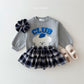 (Pre-order) Daily Bebe Winter - Kids' Club Bichon Fleece Sweatshirt 클럽 비숑 맨투맨 (2 Colors)