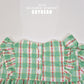 (Pre-order) Soybean Kids - Check Flower Embroidery Dress 체크플라워원피스 (2 Colors)