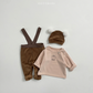 (Pre-order) OOTTBEBE - Bebe’s Winter Duo T-Shirt Set 베이글 1+1 티셔츠 - Baby (6 Colors)