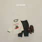 (Pre-order) Soybean Kids Winter - Merry Mongle Loose Pajama Set 메리몽글루즈실내복 (2 Colors)