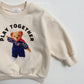 (Pre-order) OOTTBEBE - Play Together Bear Sweatshirt 플레이투게더맨투맨 (2 Colors)