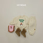 (Pre-order) Soybean Kids Winter - Snow Fun Fleece-Lined Top & Bottom Set 양기모스노우펀상하 (3 Colors)