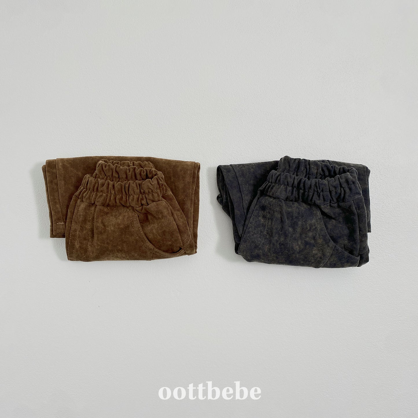 (Pre-order) OOTTBEBE Winter - Stone Pocket Pants 스톤포켓팬츠 (2 Colors)