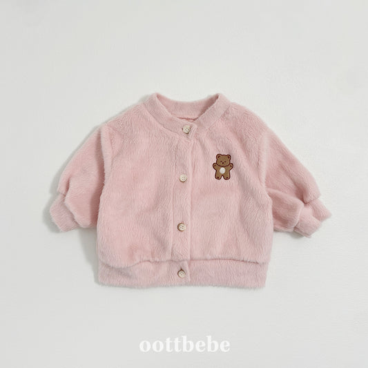 (Pre-order) OOTTBEBE Winter - Cotton Candy Cardigan 솜사탕 가디건 (4 Colors)