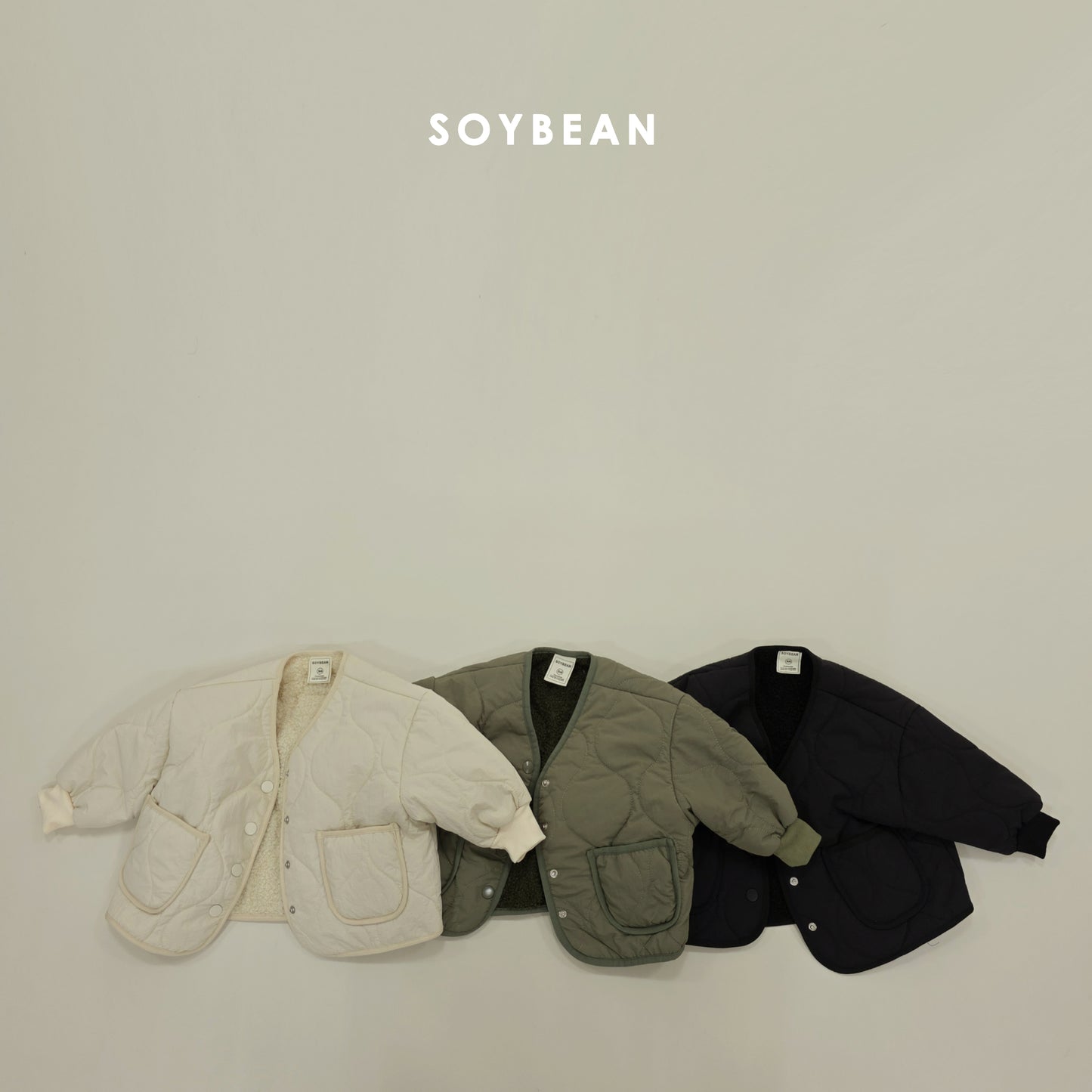 (Pre-order) Soybean Kids Winter - Puffy Cozy Barrel Jacket 몽글몽글항아리자켓 (3 Colors)