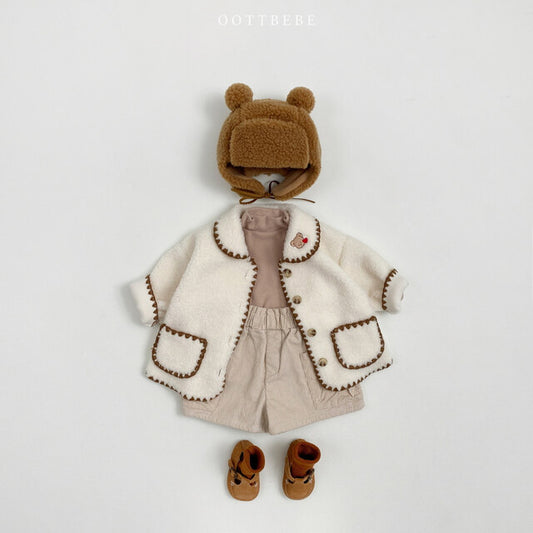 (Pre-order) OOTTBEBE - Mellow Bear Jacket 멜로베어자켓 (2 Colors)