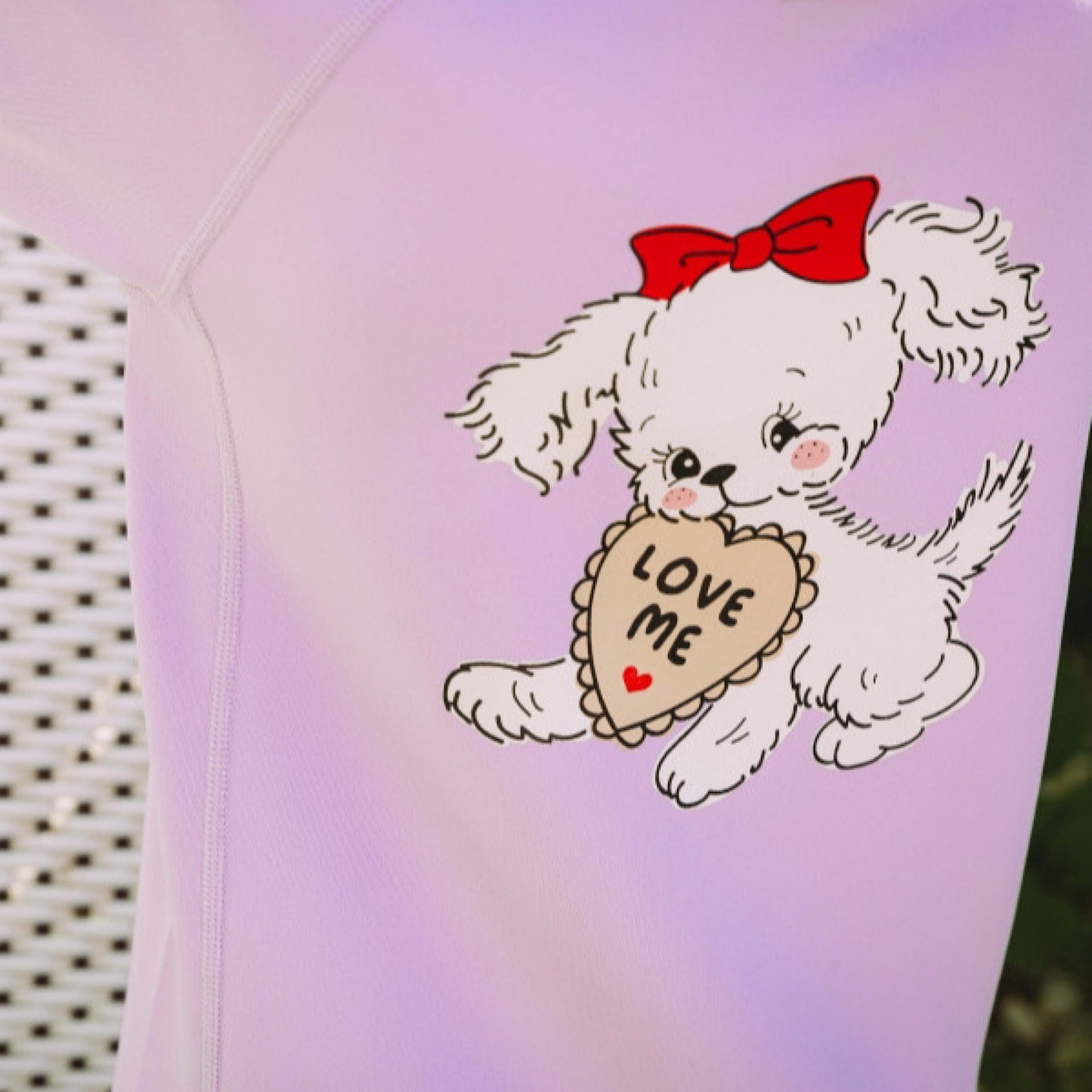 (Pre-order) KoongsKoongs Kids’ Premium Tok Tok Warm All-in-One Rash Guard (Love Puppy)