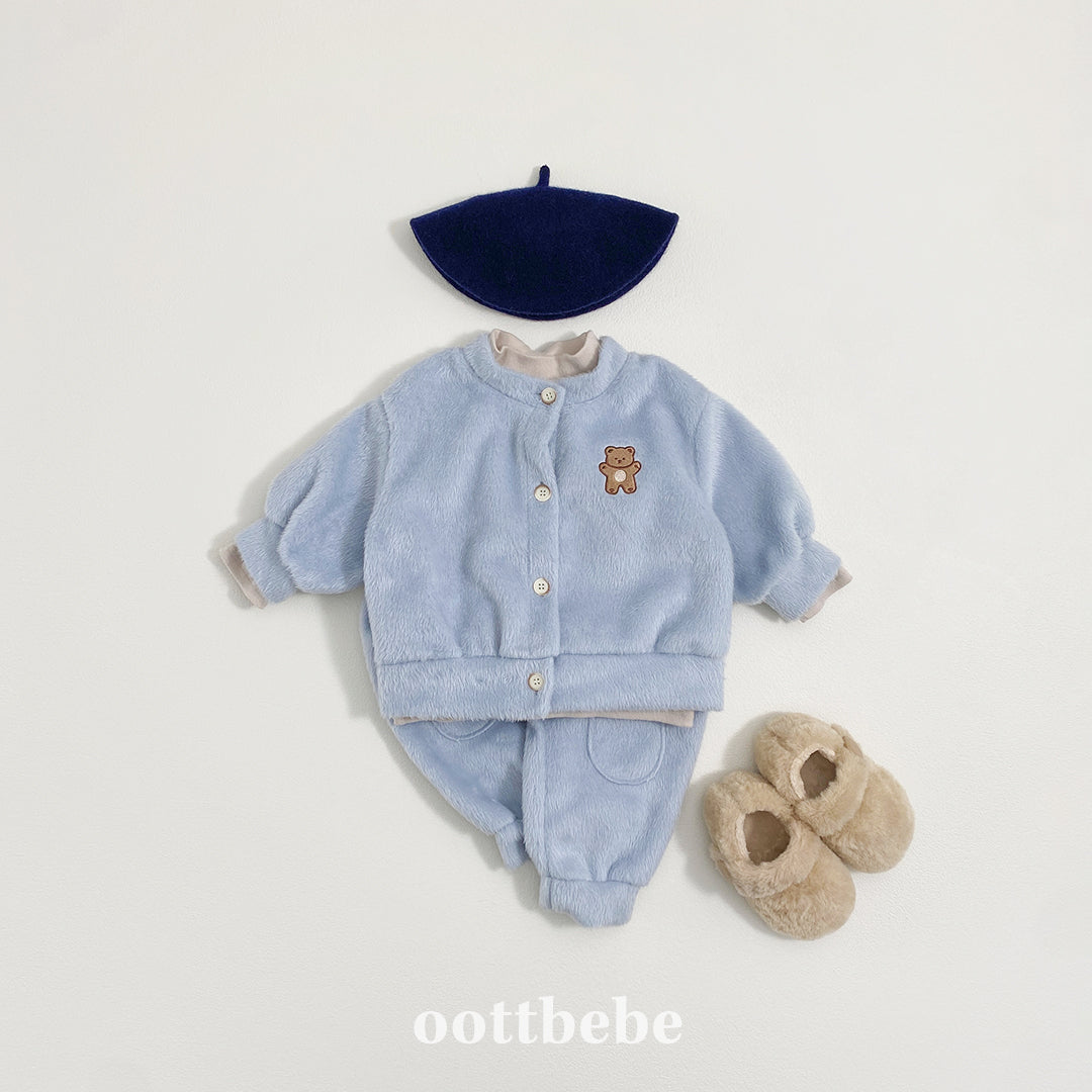 (Pre-order) OOTTBEBE Winter - Cotton Candy Cardigan 솜사탕 가디건 (4 Colors)