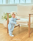(Pre-order) OOTTBEBE - Mix Stripe Knit Suit 믹스단가라슈트 (2 Colors)