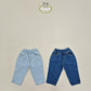 (Pre-order) Soybean Kids - Tapered Denim Pants 테이퍼드데님팬츠 (2 Colors)