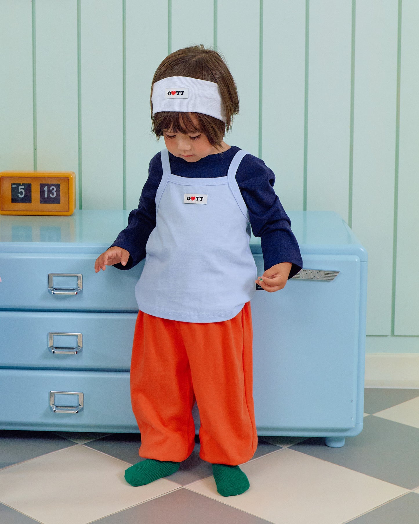 (Pre-order) OOTTBEBE Fall - Jelly Mix Balloon Jogger Pants - 젤리믹스고쟁이팬츠 (4 Colors)