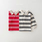 (Pre-order) Daily Bebe - Kids' Collar Stripe Tee 카라 단가라티 (2 Colors)