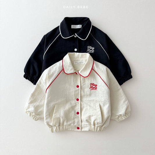 (Pre-order) Daily Bebe - Kids' Play More Jacket 플레이모어 점퍼 (2 Colors)