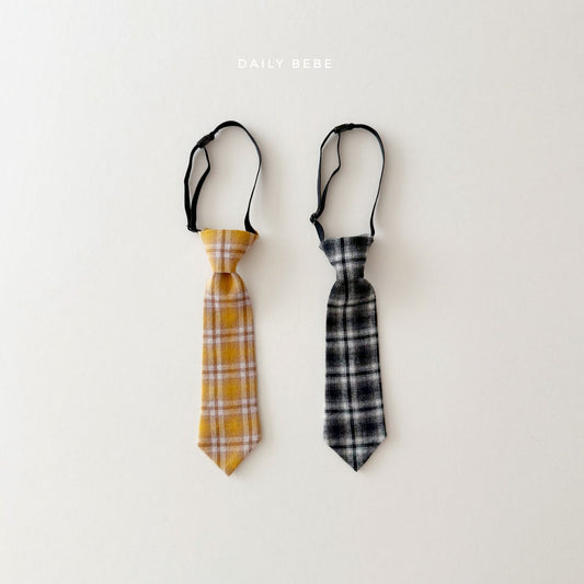 (Pre-order) Daily Bebe - Kids' Check School Necktie 체크 스쿨 넥타이 (2 Colors)