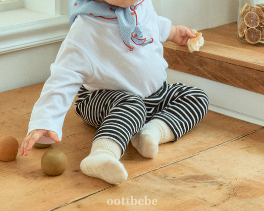 (Pre-order) OOTTBEBE - Simple Leggings 3-Piece Set 심플레깅스 1+1+1(3종세트) (2 Colors)