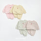 (Pre-order) OOTTBEBE -  Petit Modal Top & Bottom Set (Stretch Terry) 쁘띠모달상하복(쮸리스판) (4 Colors)