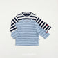 (Pre-order) OOTTBEBE -  Mix Stripe Knit Tee 믹스단가라티(니트) (2 Colors)