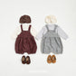 (Pre-order) OOTTBEBE - Bloom Suspender Suit 블룸멜빵슈트 (2 Colors)
