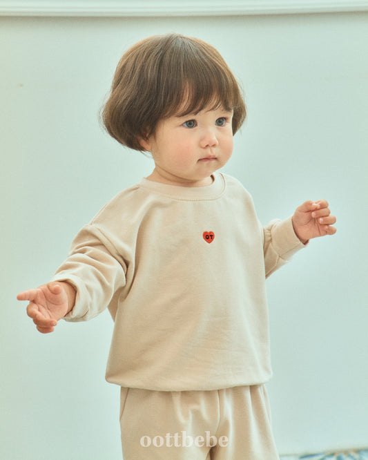 (Pre-order) OOTTBEBE -  Petit Modal Top & Bottom Set (Stretch Terry) 쁘띠모달상하복(쮸리스판) (4 Colors)
